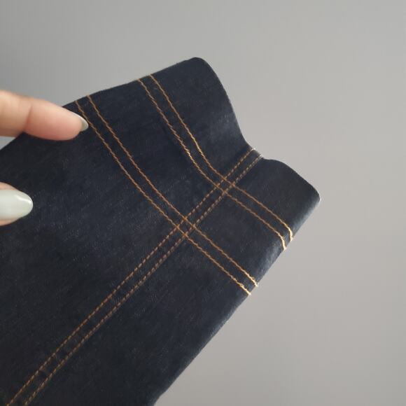 Bisou Bisou Denim Jean Jacket Dark Blue L - Picture 5 of 7